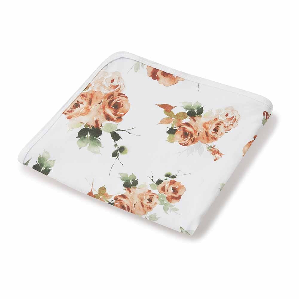 Wrap & Topknot Set - Rosebud