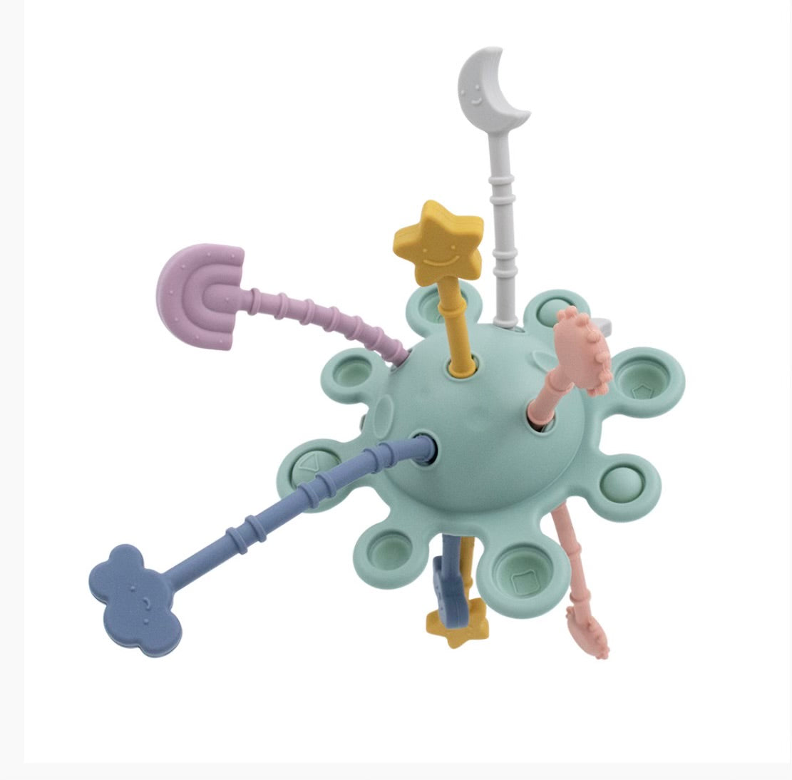 Silicone Zippy Activity Toy - Dusty