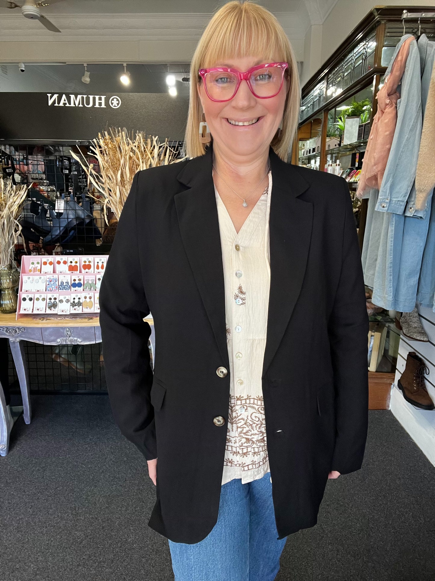 Beatrice Blazer - Black