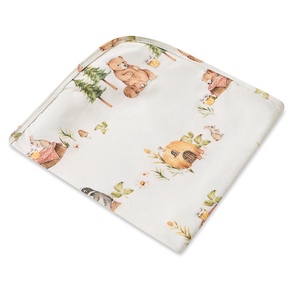 Wrap & Beanie Set - Bear