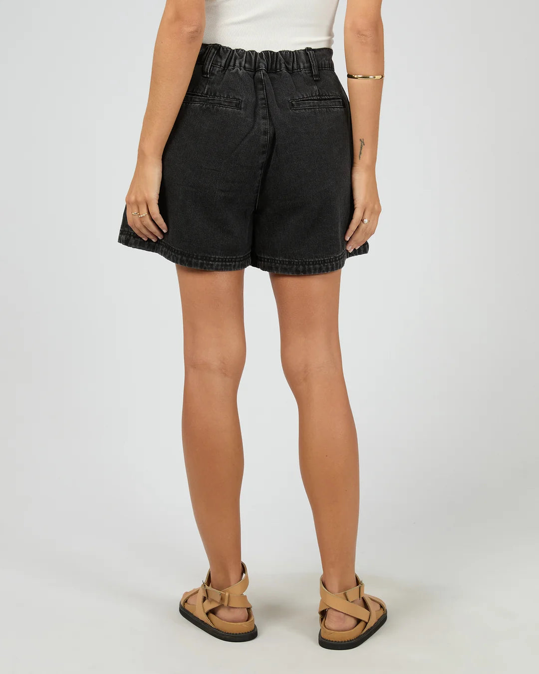 Josie Shorts - Washed Black