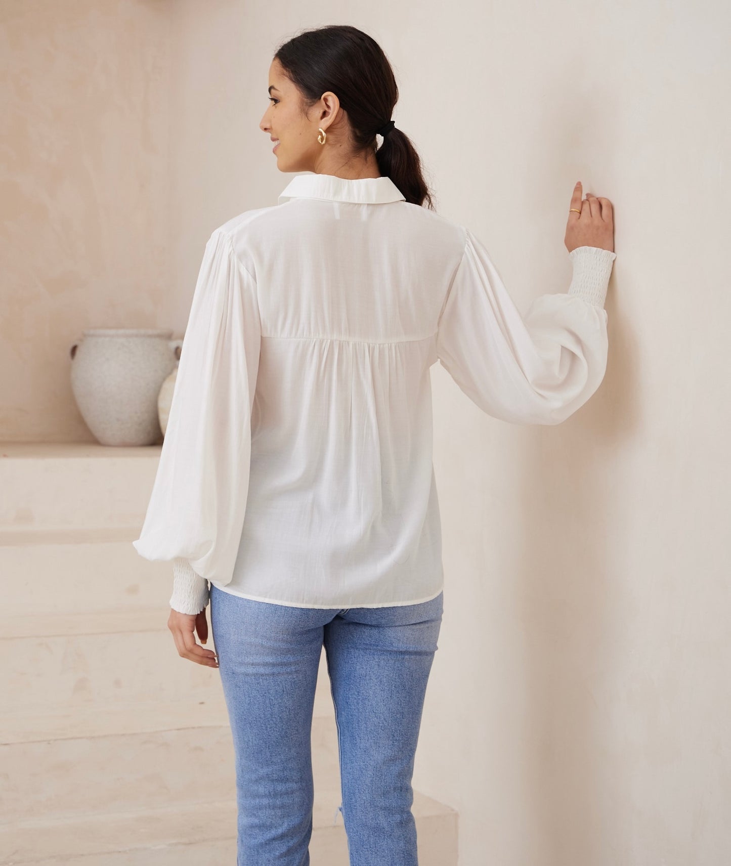 Florence Top - White