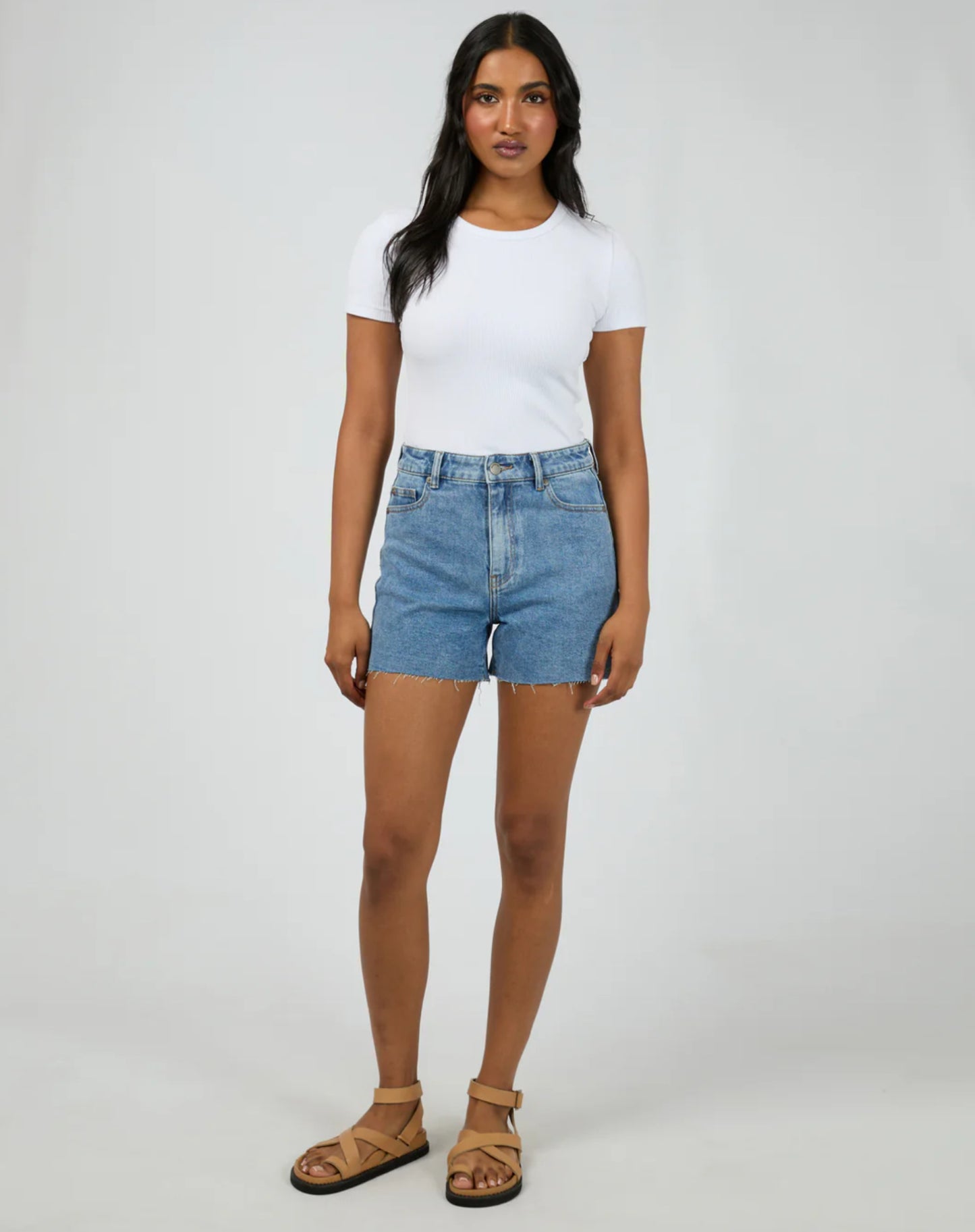 Ricky Denim Shorts - Light Blue