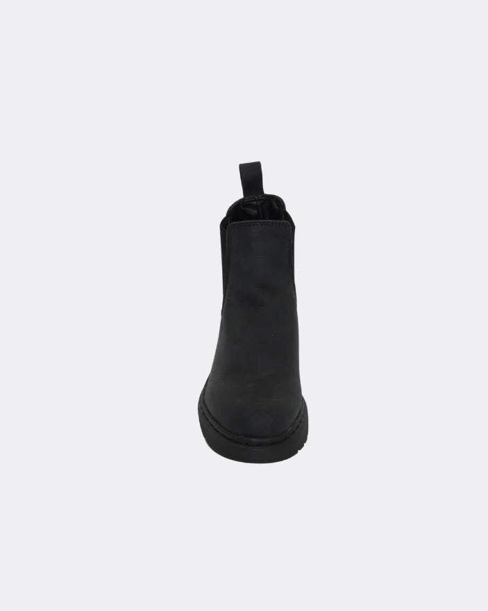 Naples Leather Boots - Black