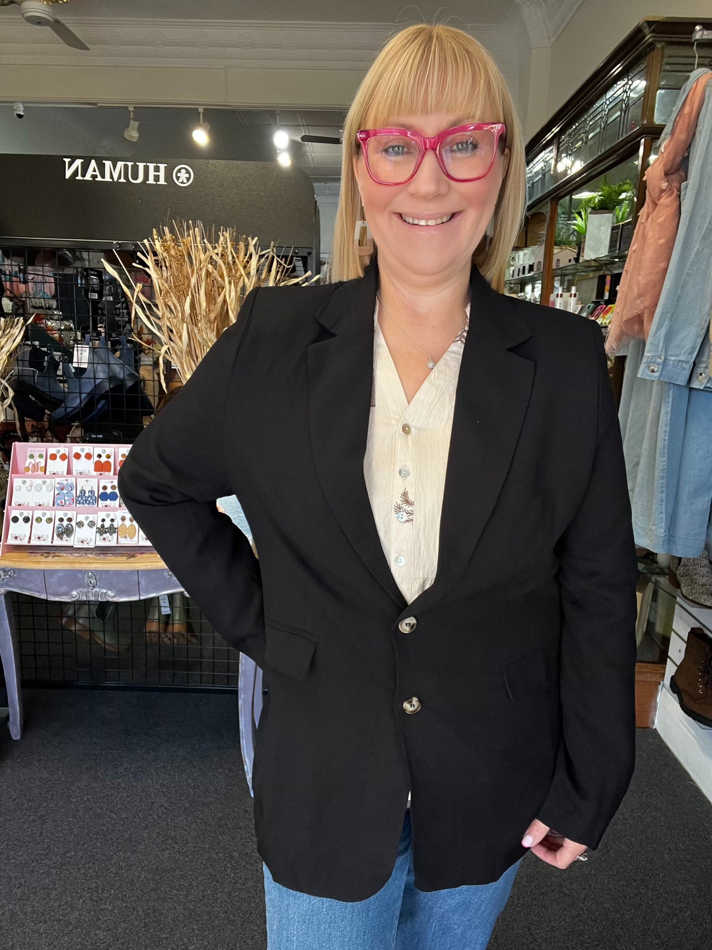 Beatrice Blazer - Black