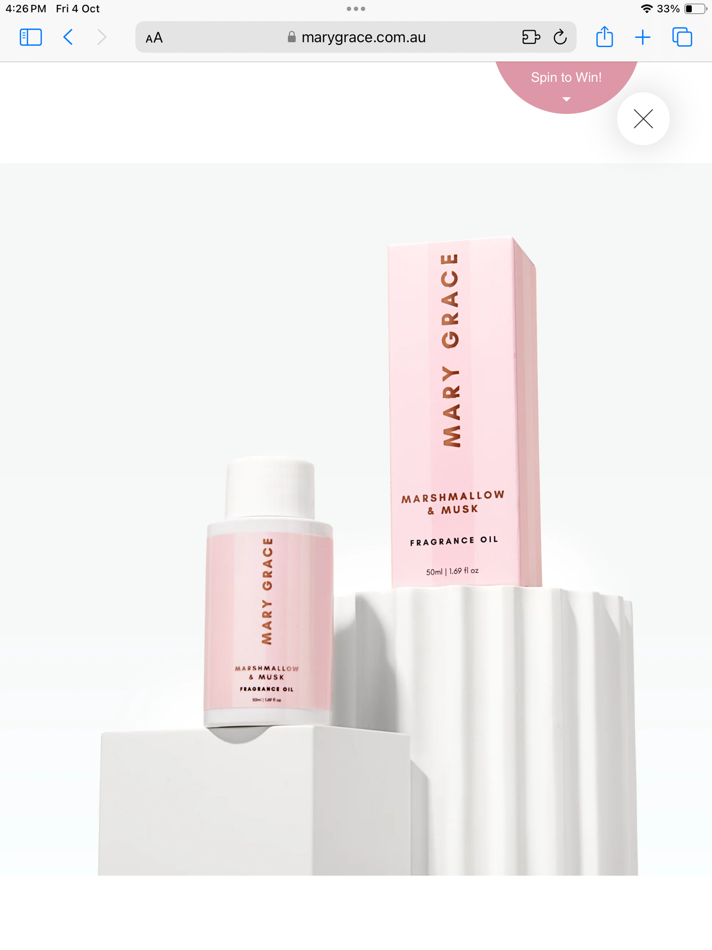 MARSHMALLOW & MUSK FRAGRANCE OIL