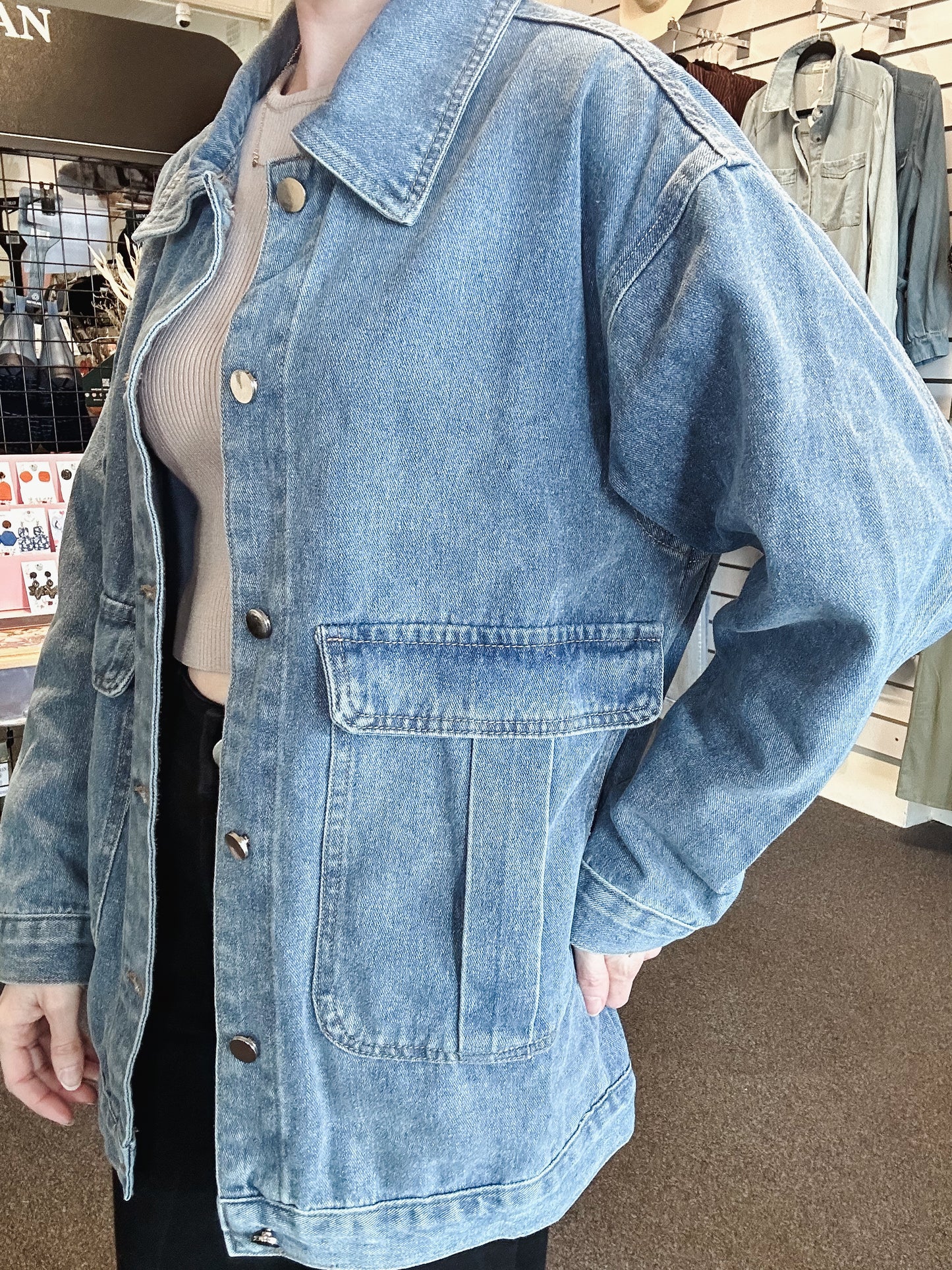 Lara Denim Shacket