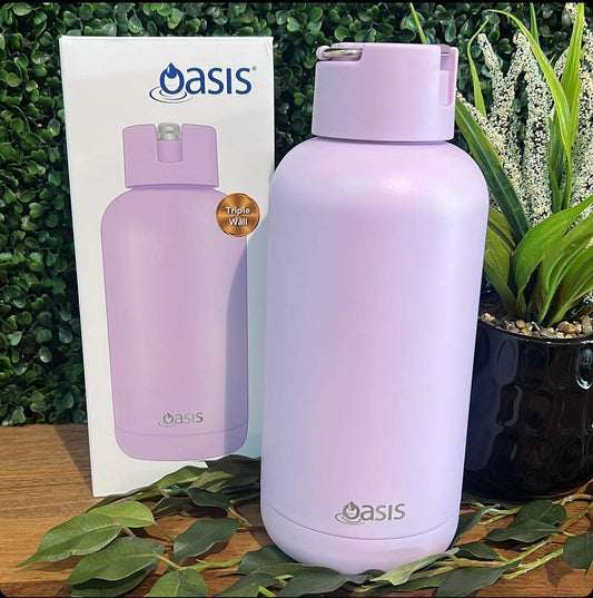 Oasis Insulated Drink Bottle 1.5 Litre-Lilac
