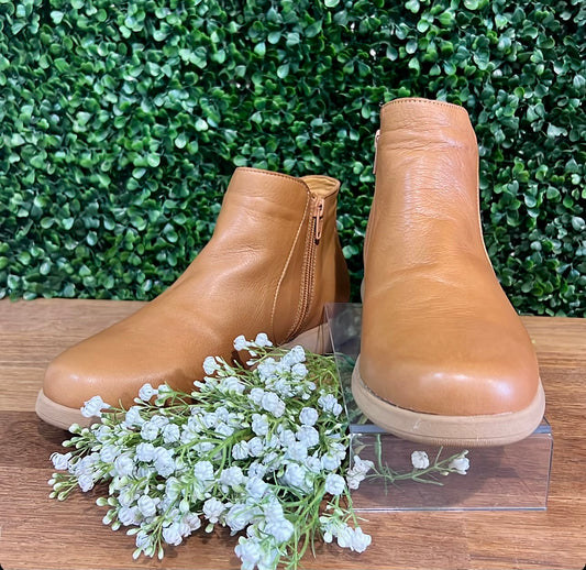 Bueno Flora Ankle Boots - Dark Coconut