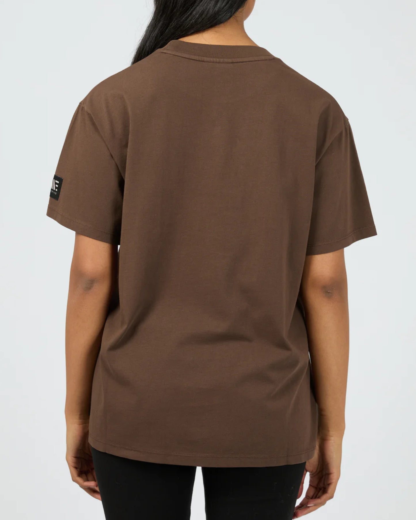 Monogram Relaxed Tee - Brown