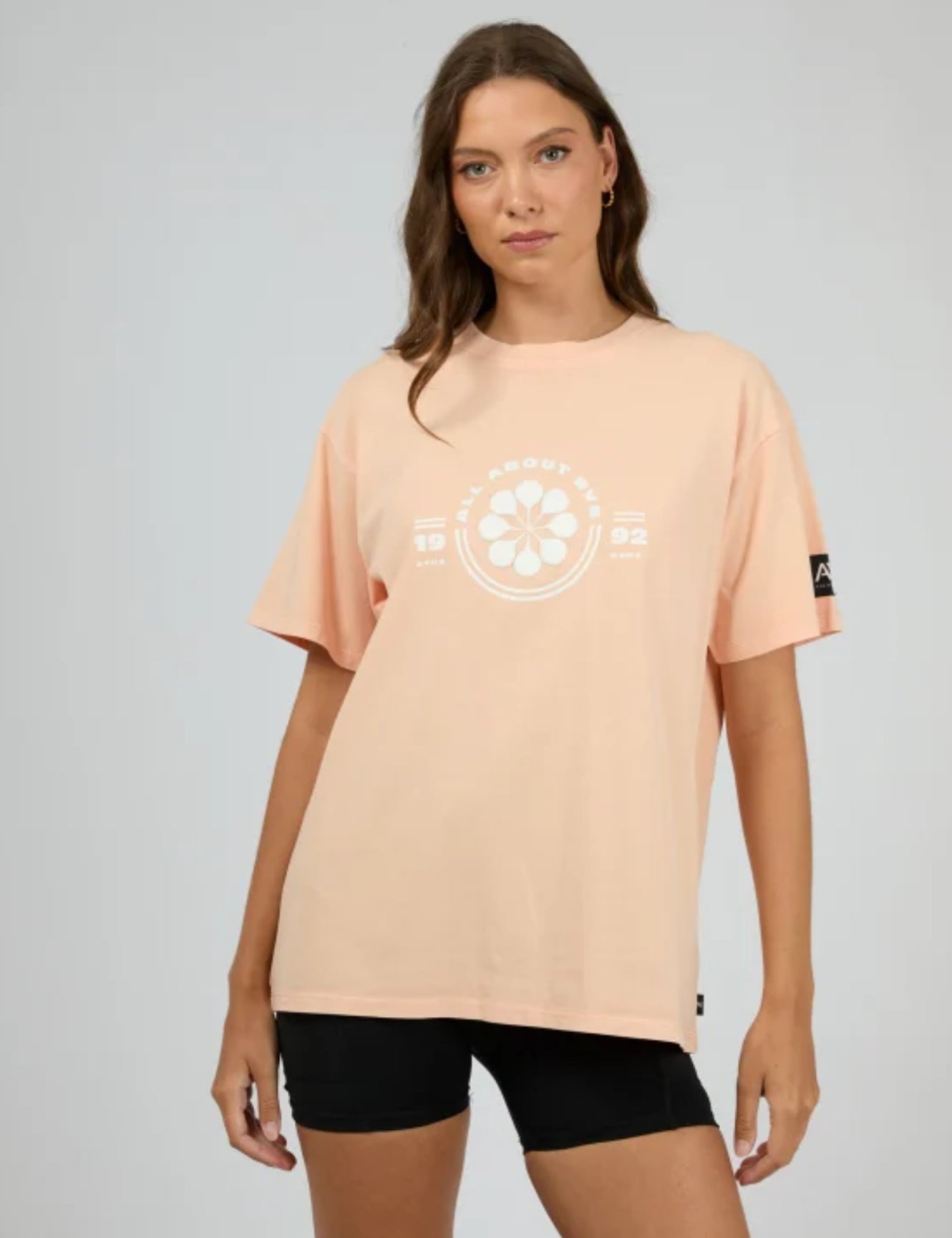 Athletica Oversized Tee - Peach