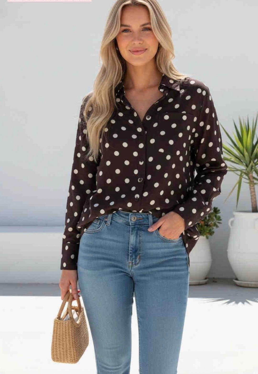 Tracey Blouse - Chocolate