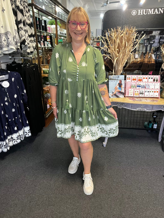 Sienna Dress - Green