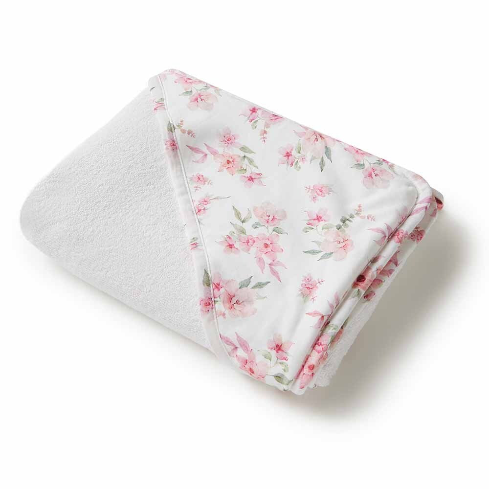 Organic Baby Hooded Towel - Camille