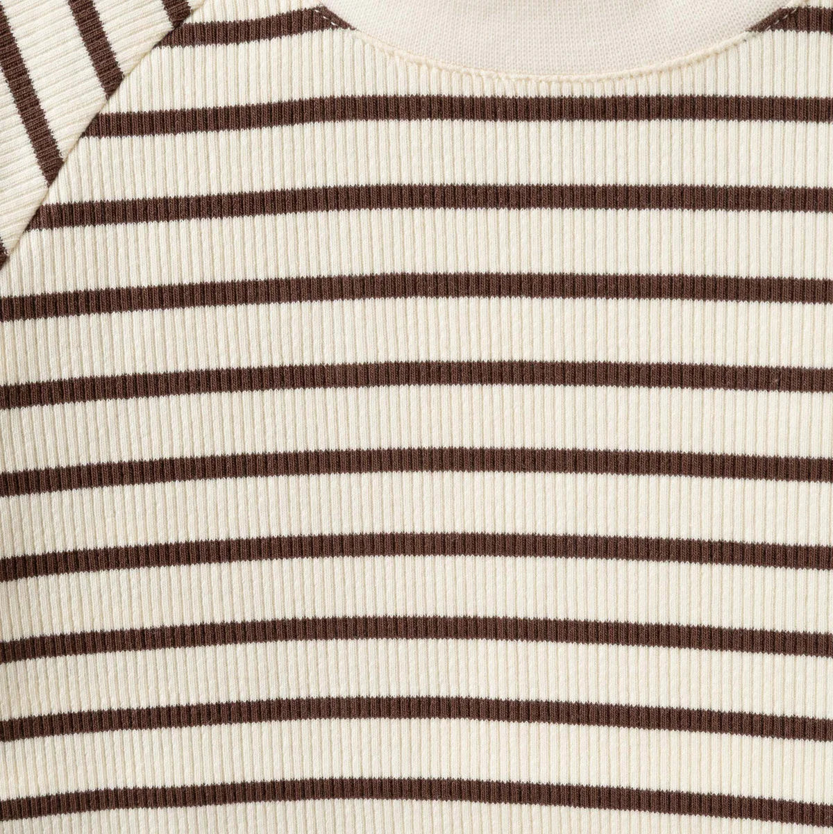 Jack Rib Stripe Top - Chestnut