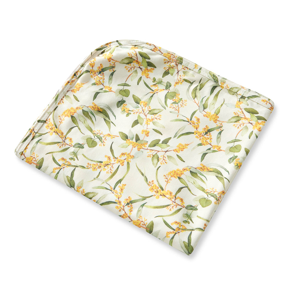 Wrap & Topknot Set- Golden Wattle