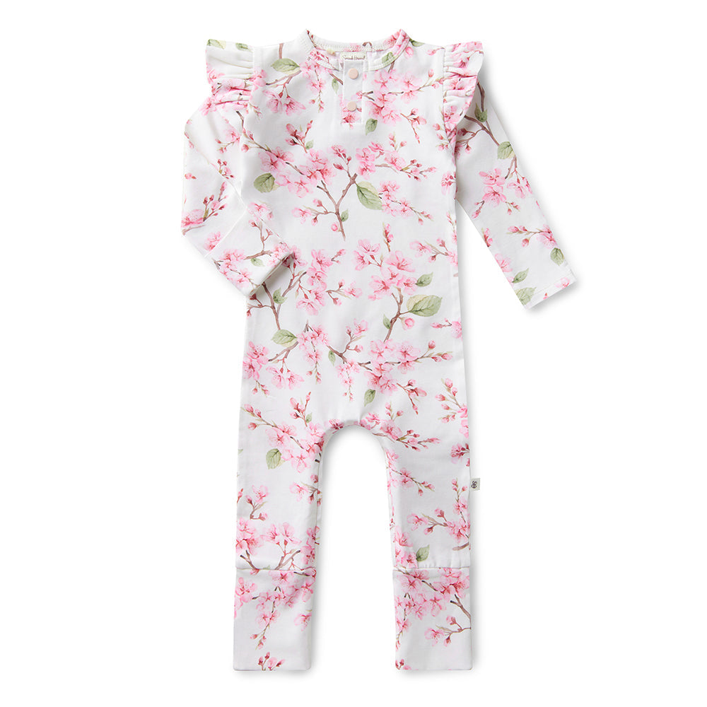 Snuggle Hunny Growsuit - Cherry Blossom