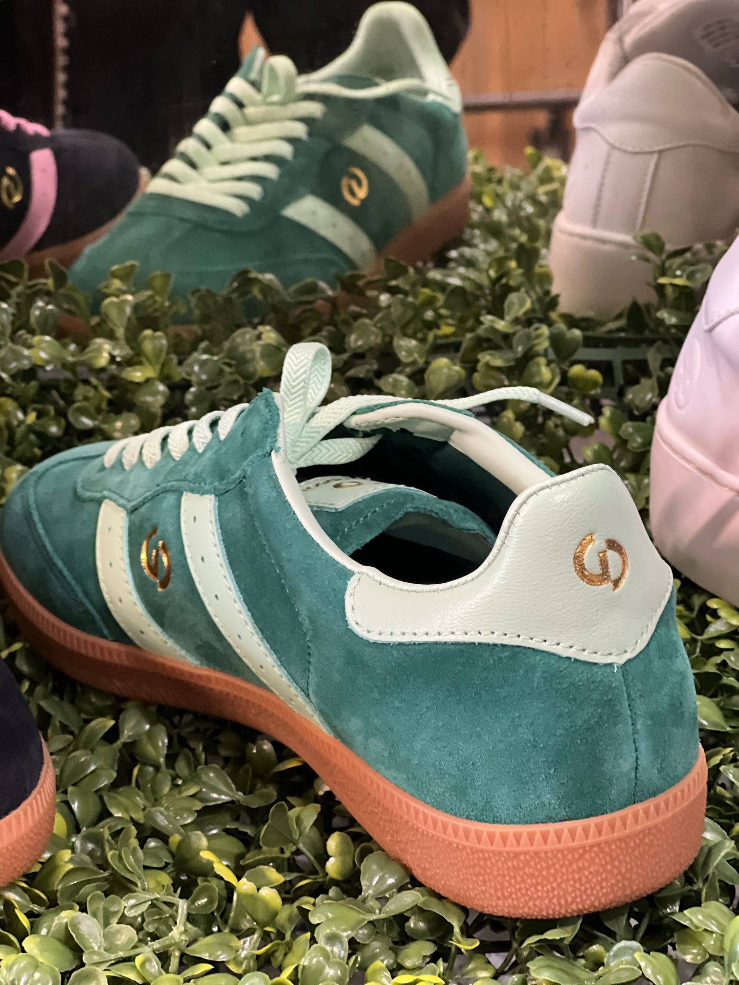 Good Sole Suede Sneaker - Green/ Mint