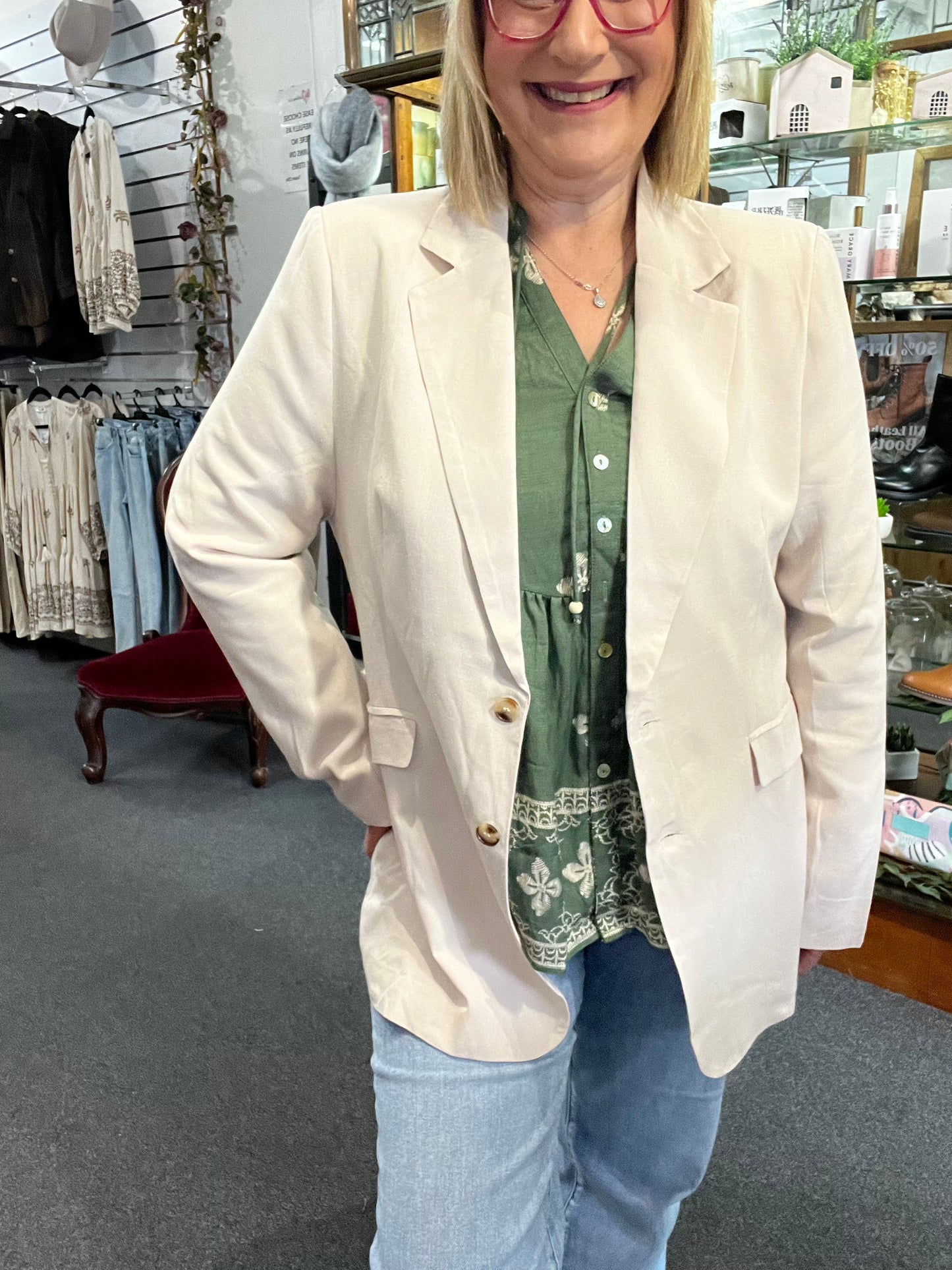 Beatrice Blazer - Beige