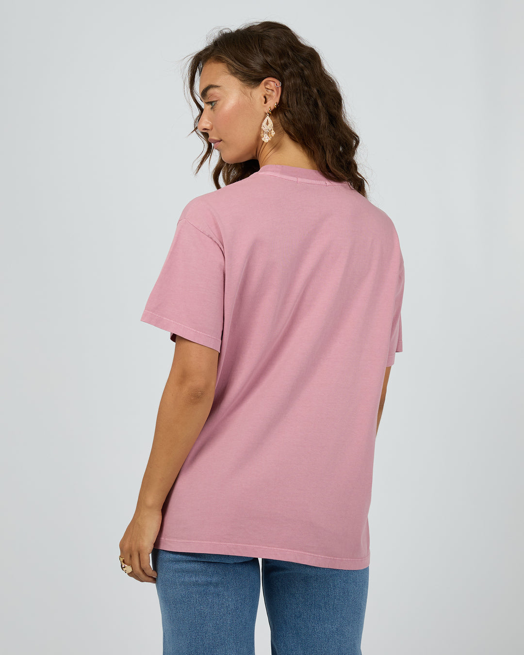 Rocky Mountain Relaxed Tee- Pink