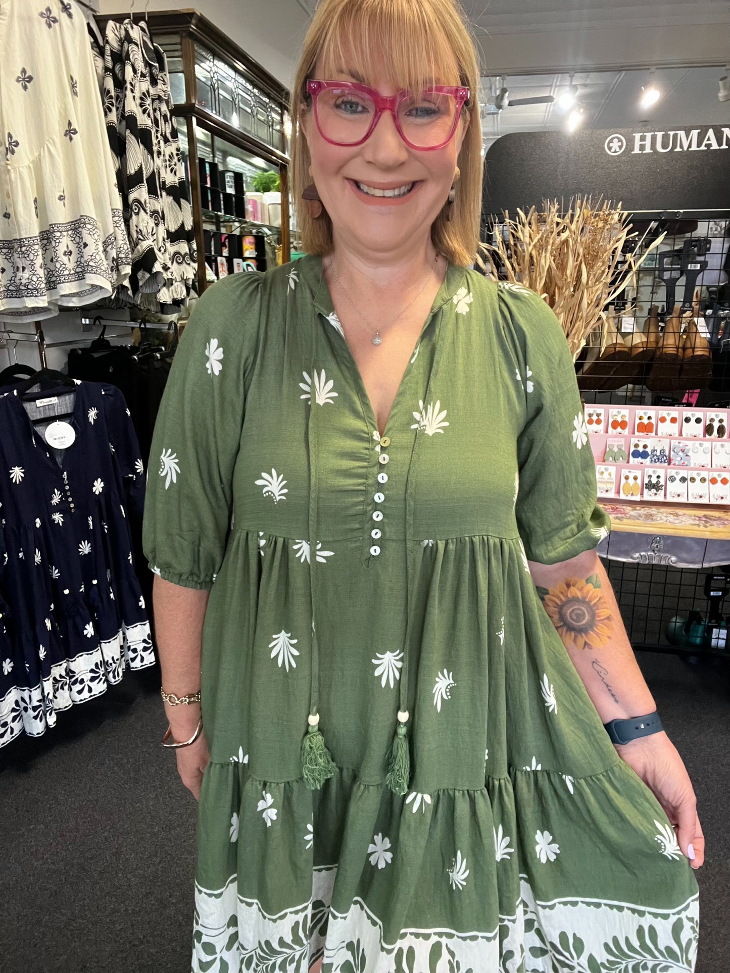 Sienna Dress - Green