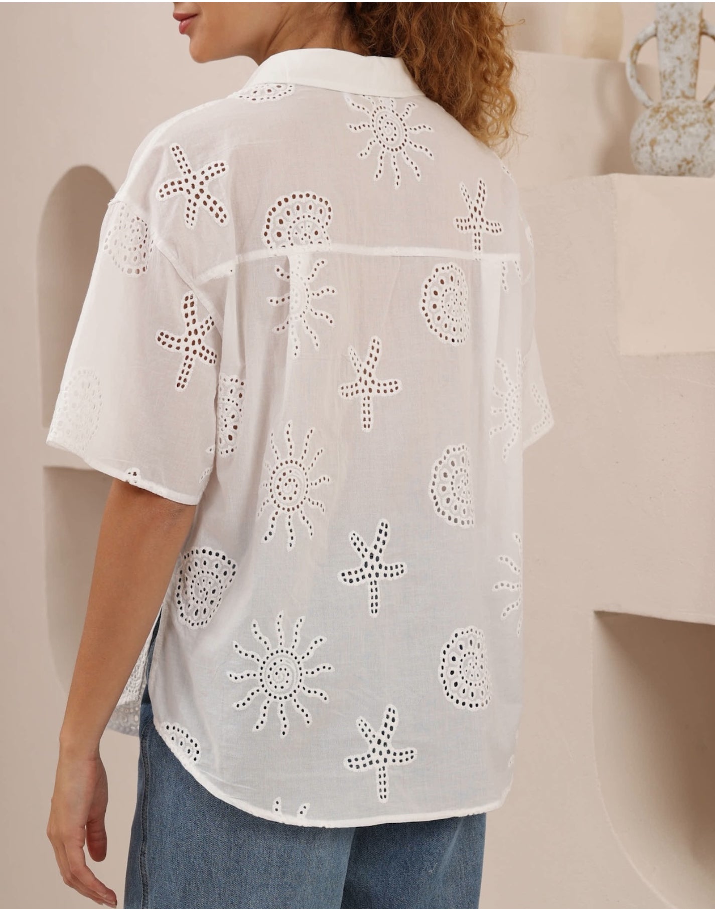 Sunny Crochet Shirt