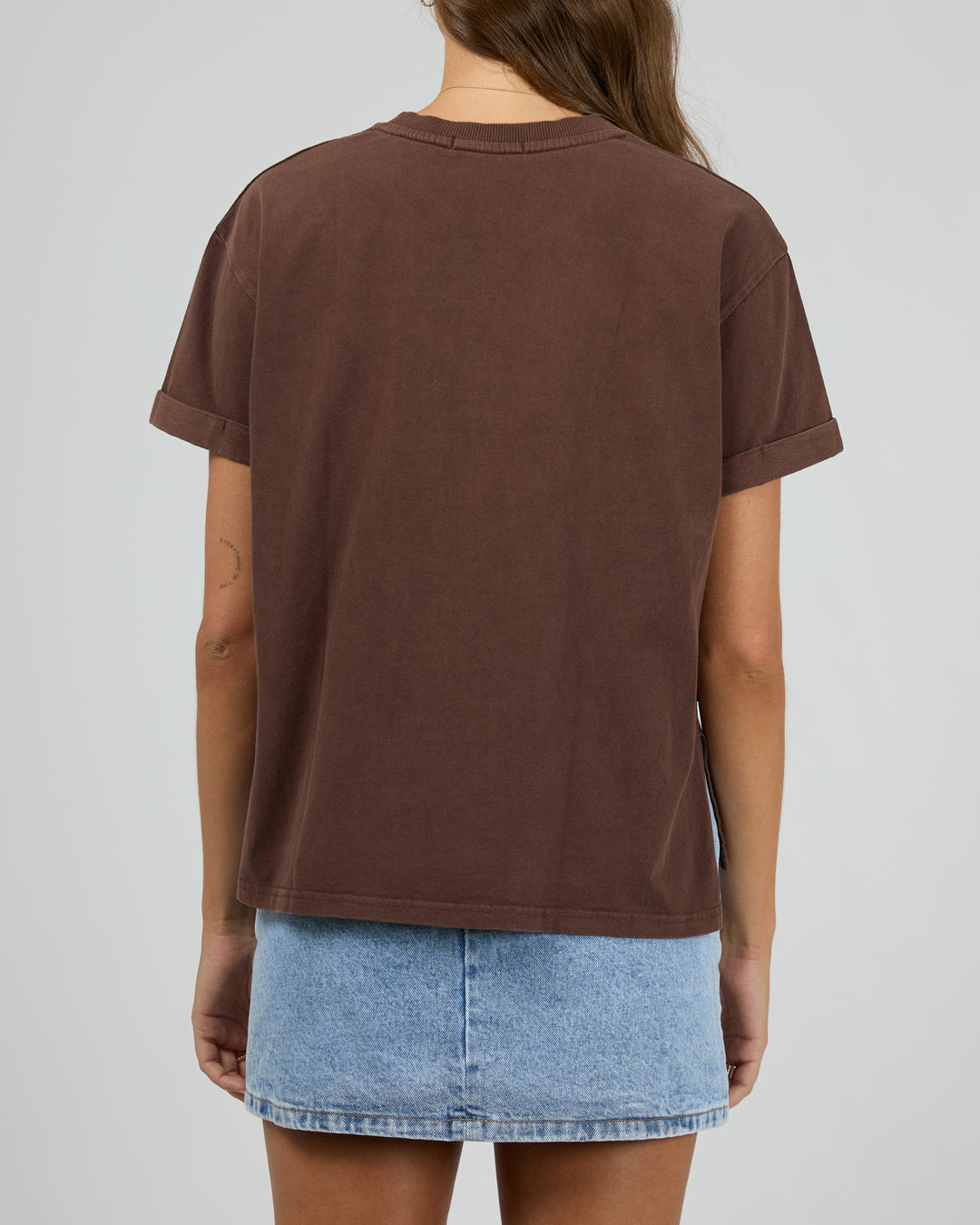 All about Eve Brown Washed Tee