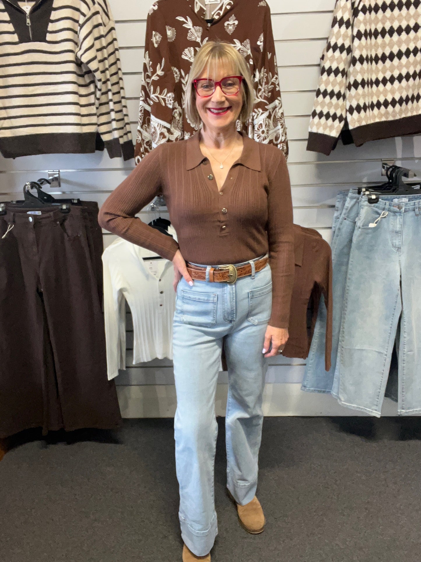 Kimmy Knit - CHOCOLATE