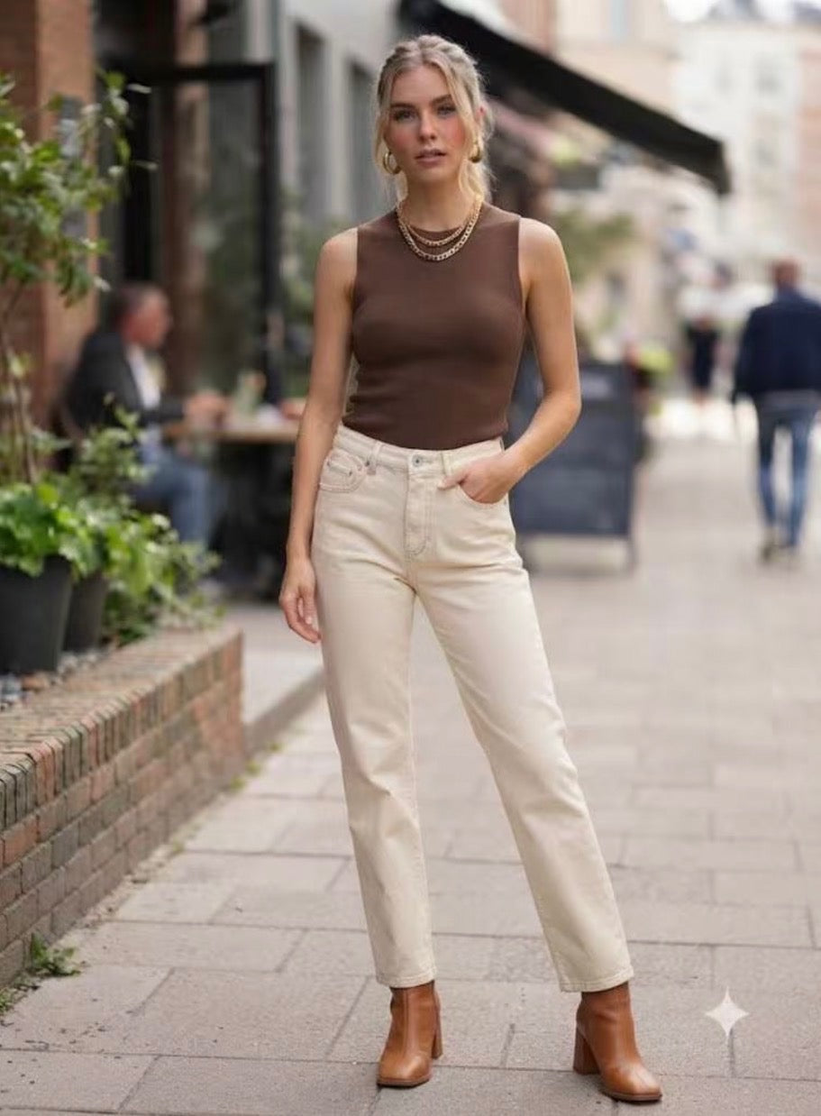 Phoebe Jeans - Chocolate