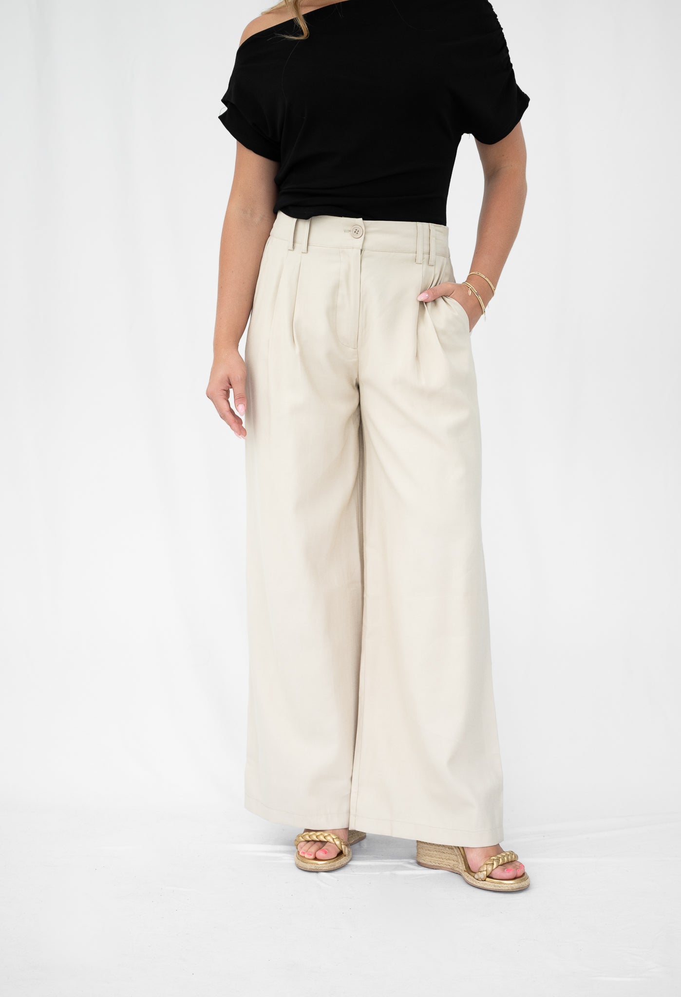 Maddie Pants - Stone