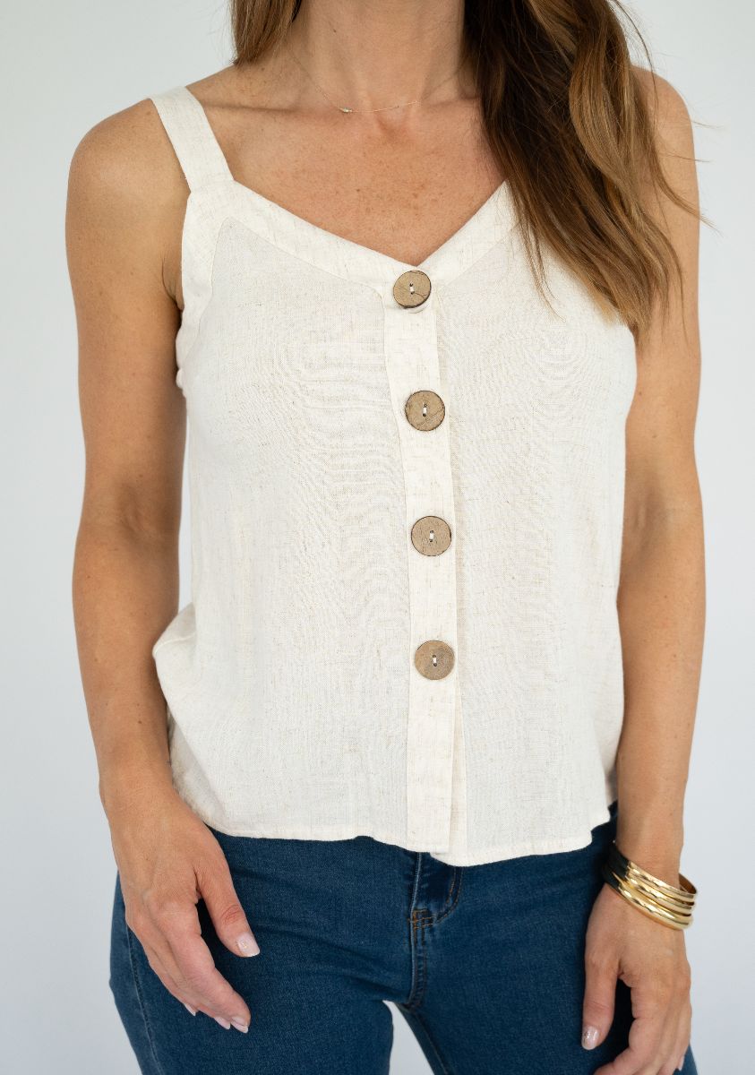 Tammie Linen Top
