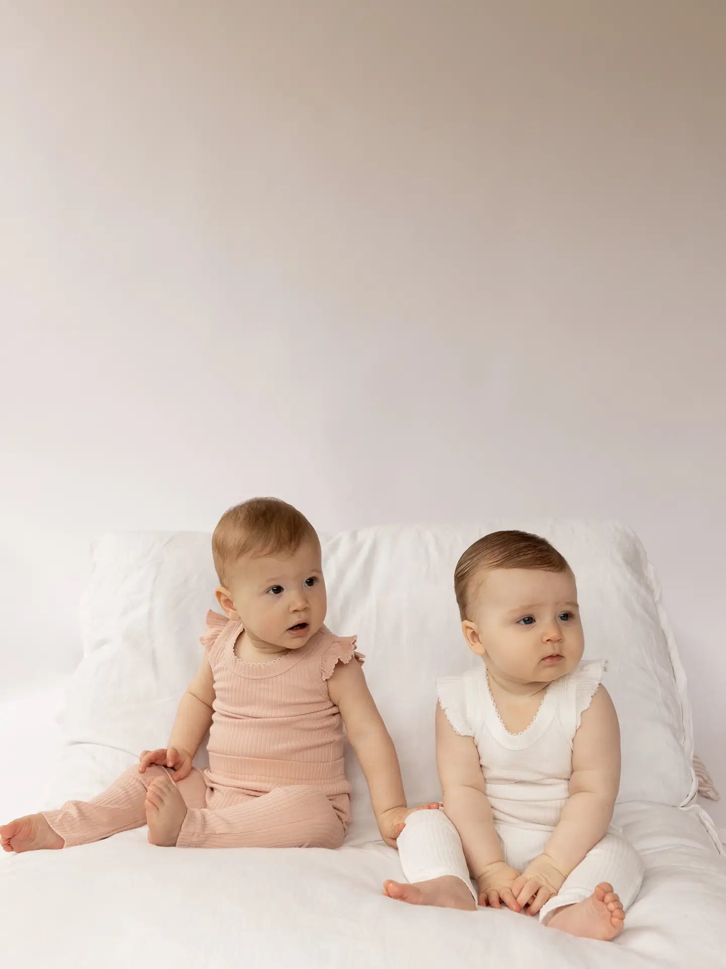 Frill Basic Singlet Bodysuit - Pink