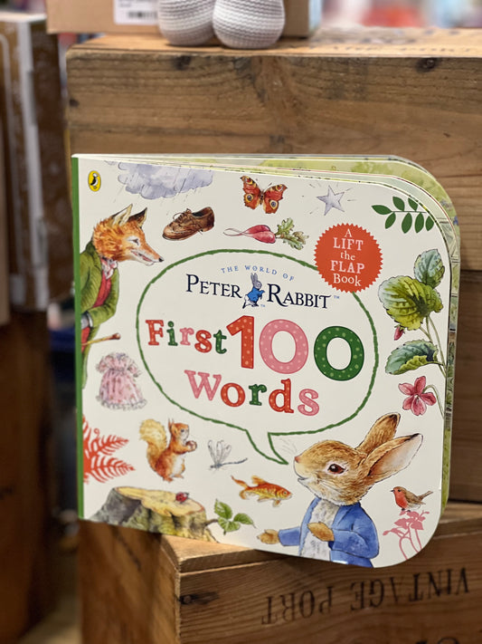 Peter Rabbit- First 100 Words Book