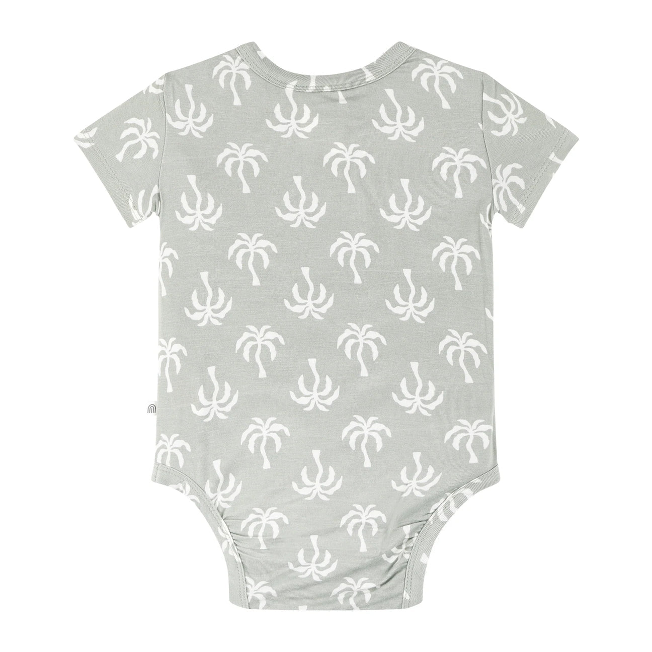 Comfy Short Sleeve Bodysuit - Palm Tree