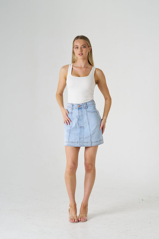 Maeve Denim Skirt