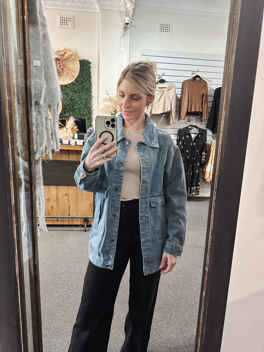 Lara Denim Shacket