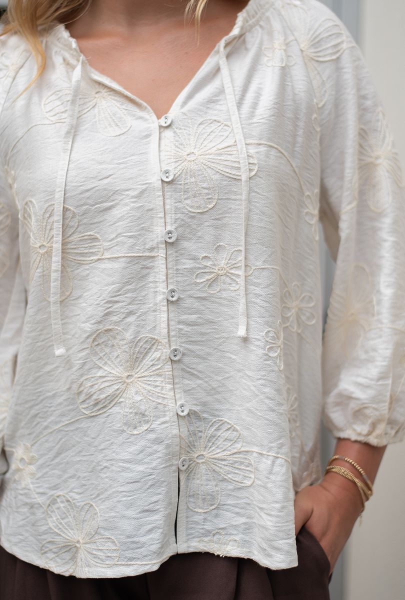 Sandy Blouse - White