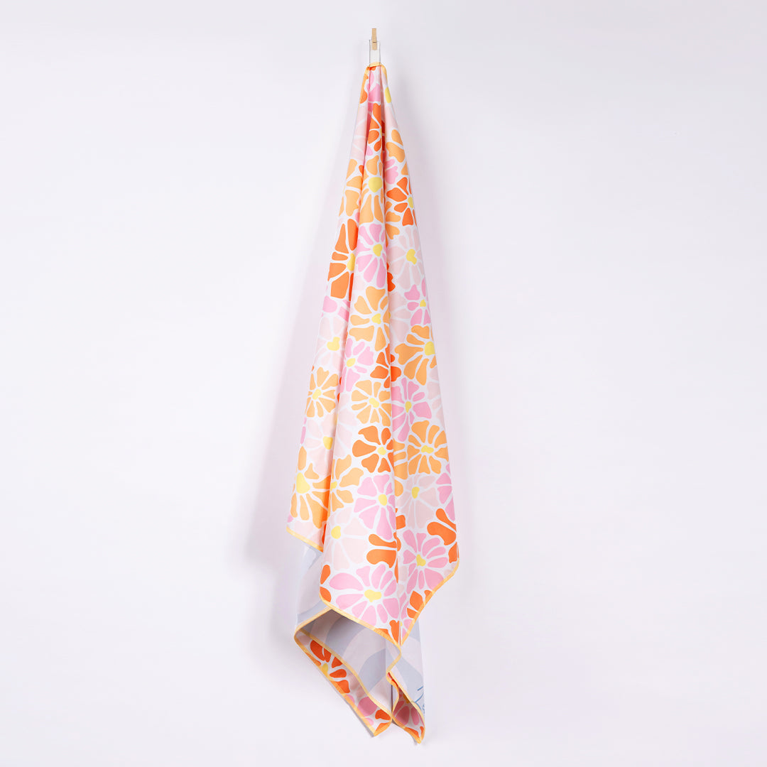 Sand Free  Beach Towel - Sunshine Flora