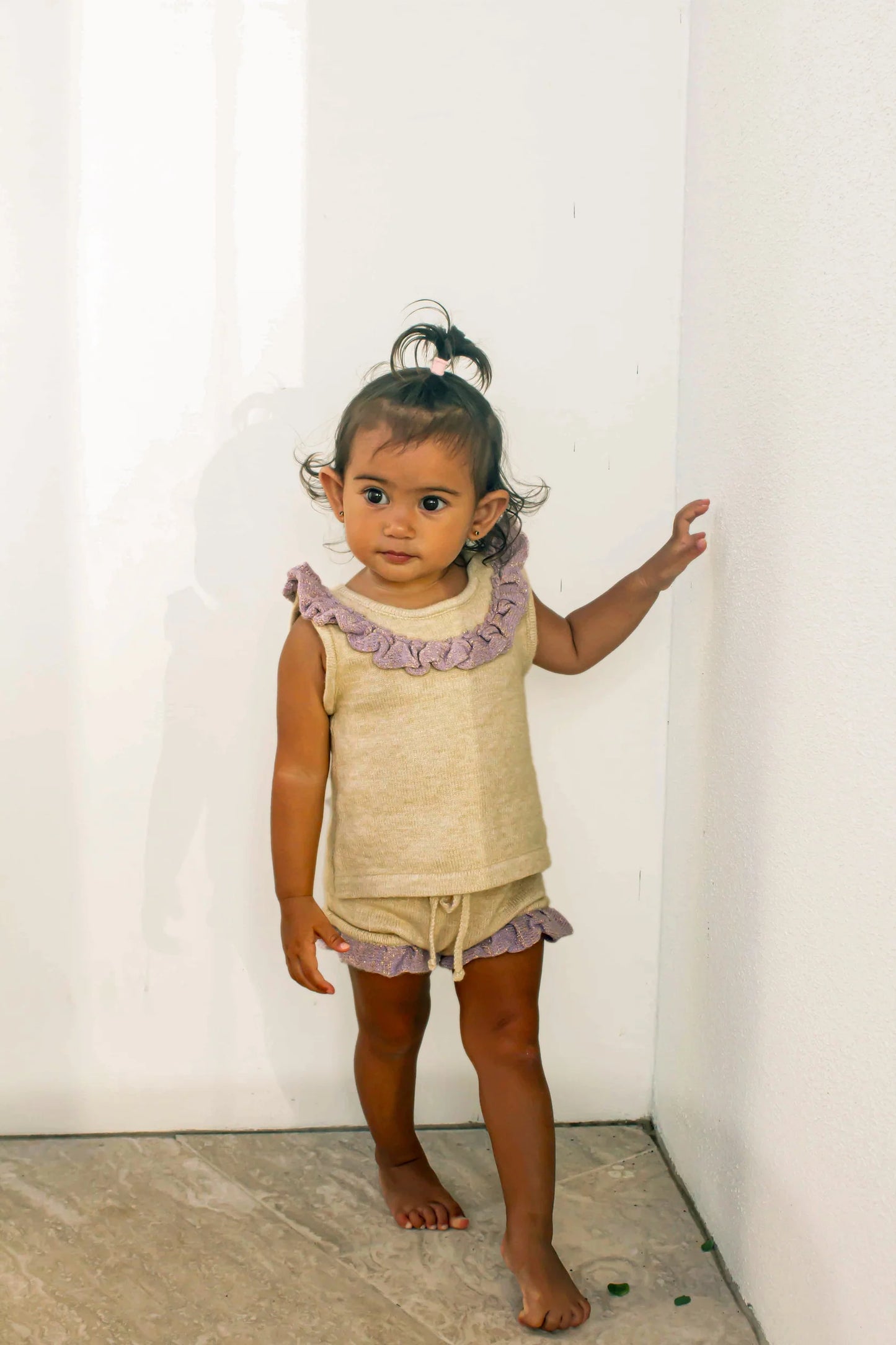 Frankie Knit Bloomers - Peach