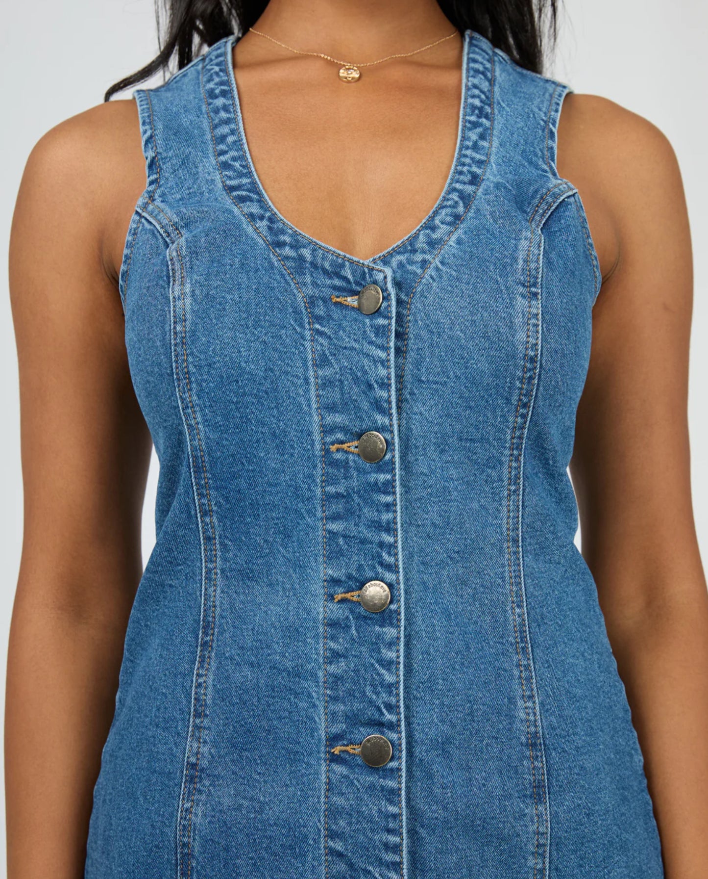 Peta Mini Dress - Heritage Blue