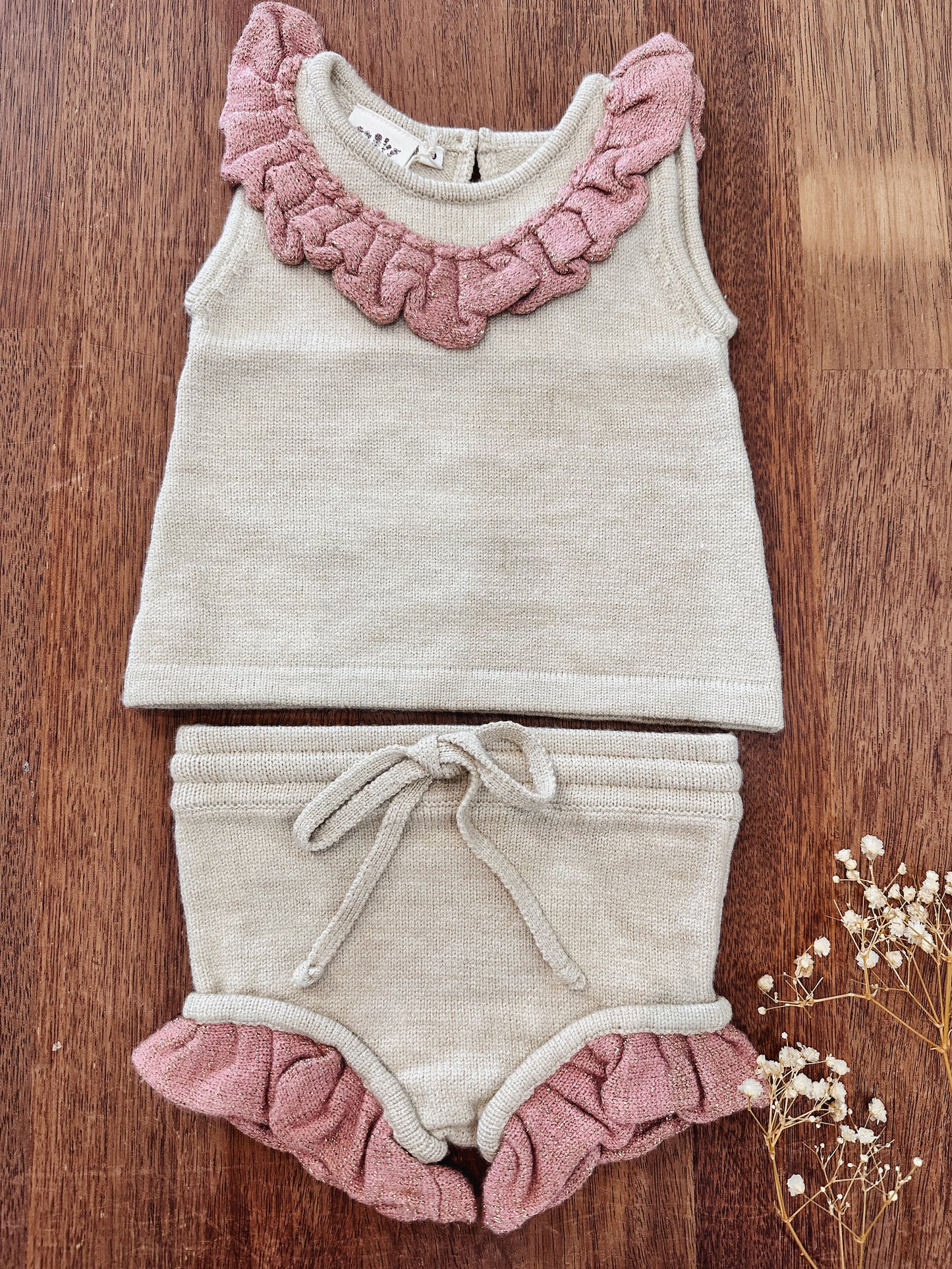 Frankie Knit Bloomers - Peach