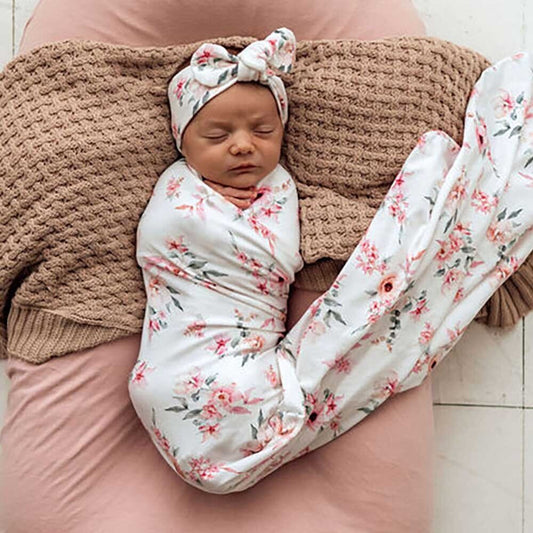 Wrap & Topknot Set - Camille