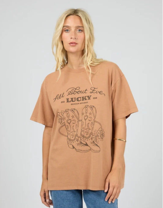 Rodeo Relaxed Tee - Tan
