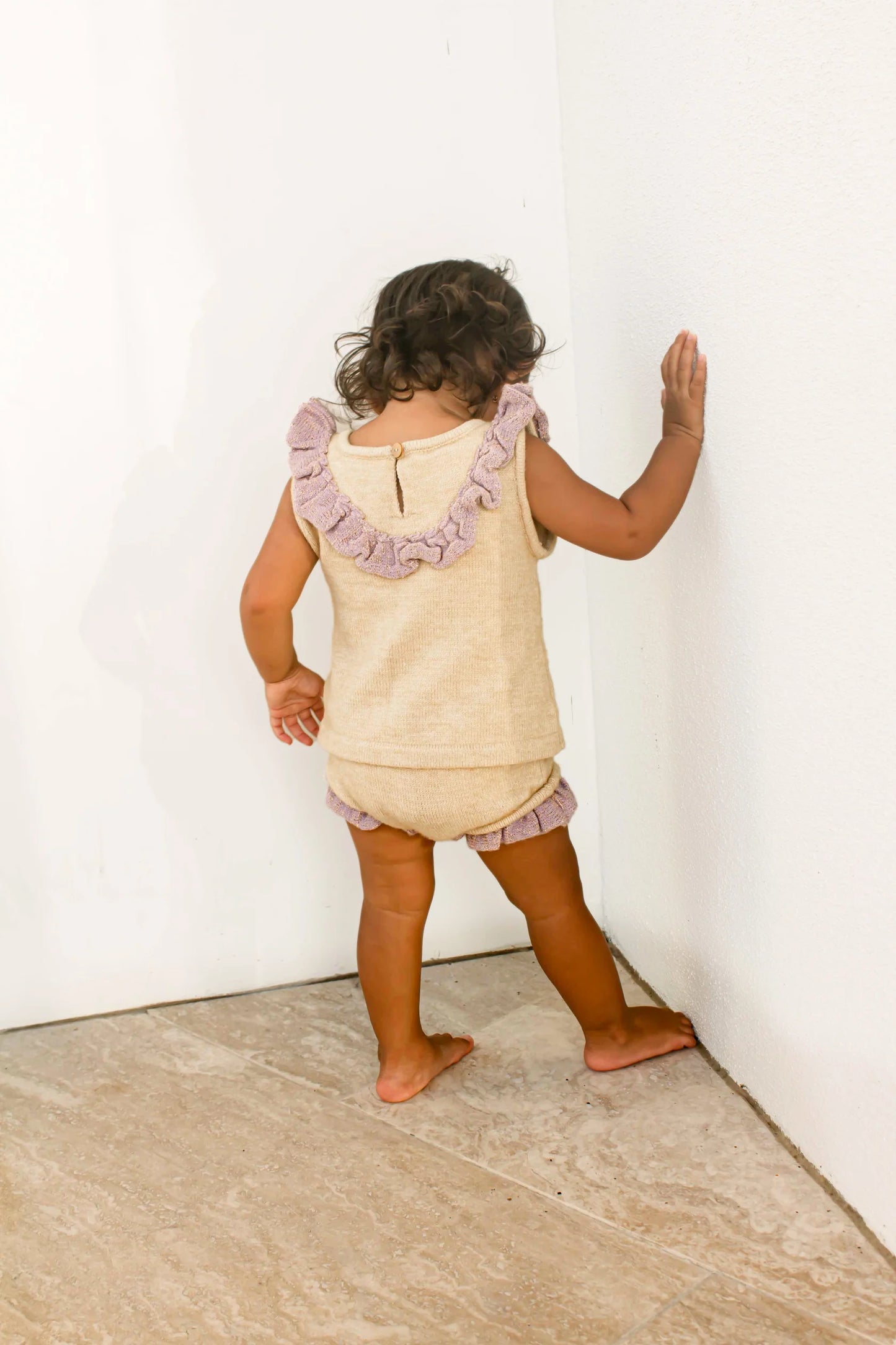 Frankie Knit Bloomers - Peach