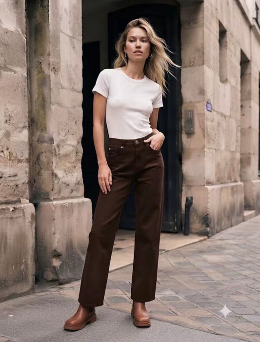Phoebe Jeans - Chocolate