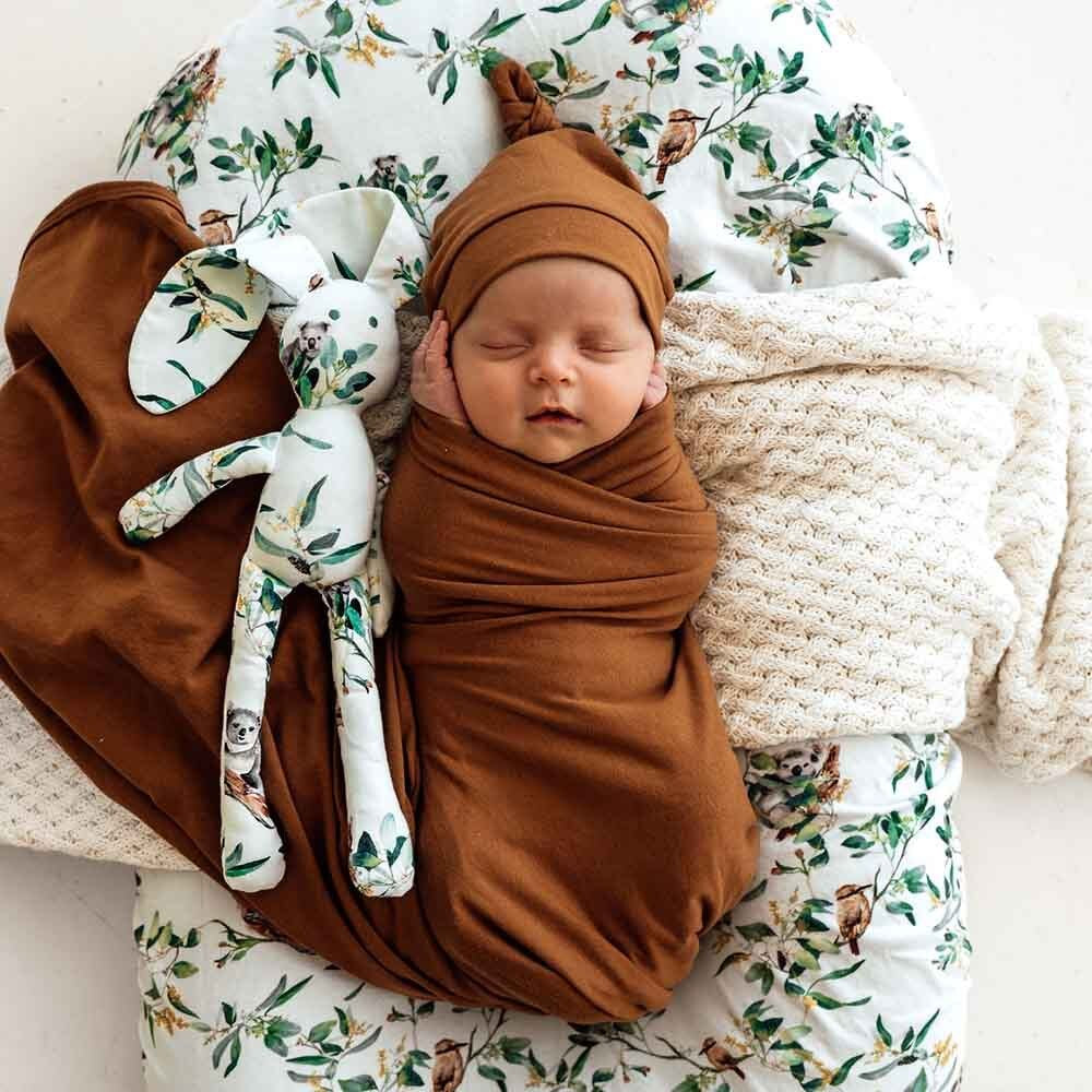 Wrap & Beanie Set - Bronze