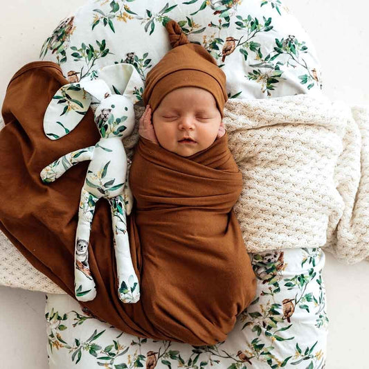 Wrap & Beanie Set - Bronze