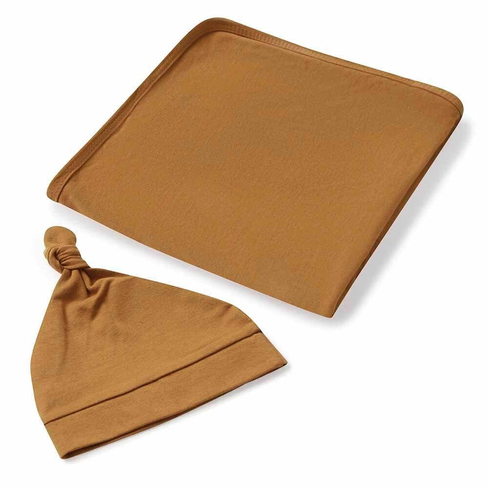 Wrap & Beanie Set - Bronze