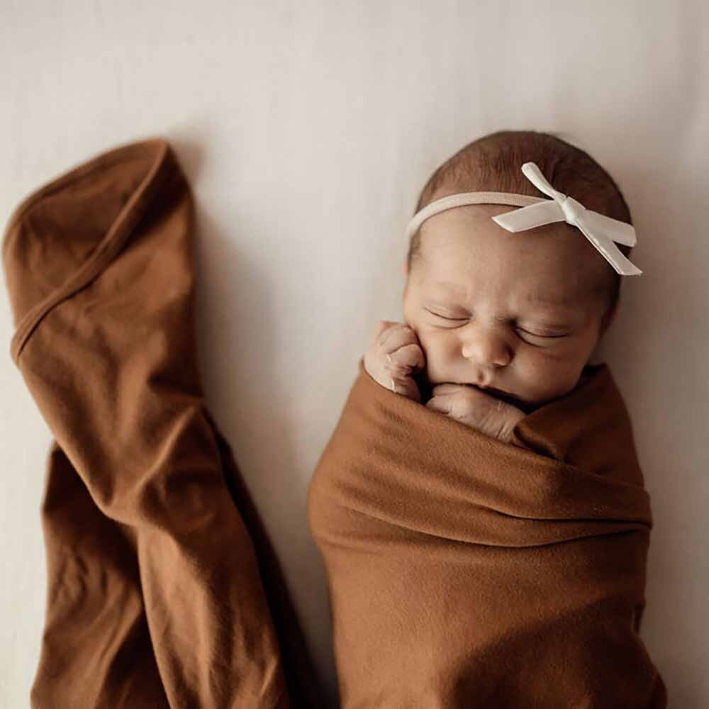 Wrap & Beanie Set - Bronze