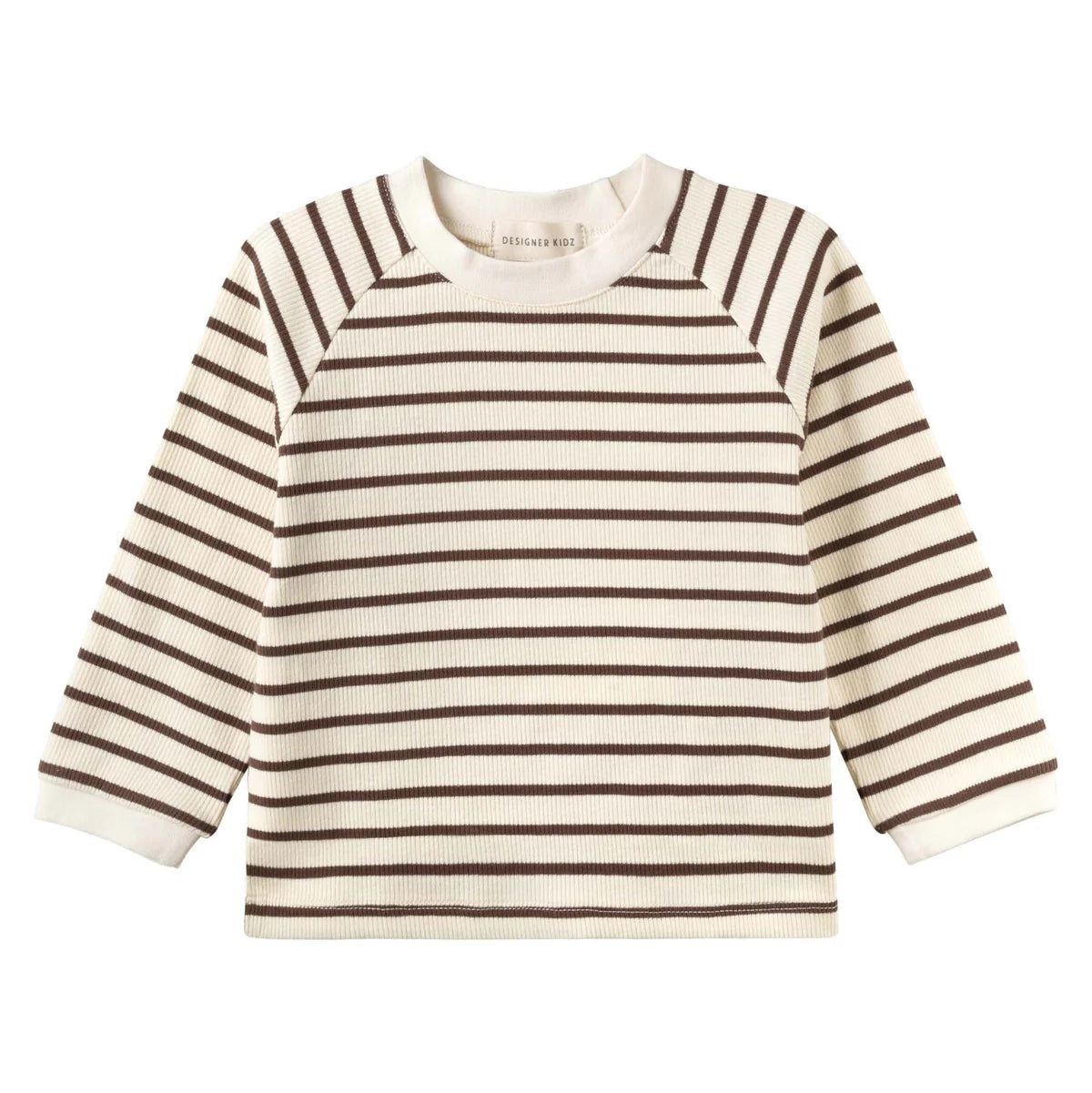 Jack Rib Stripe Top - Chestnut